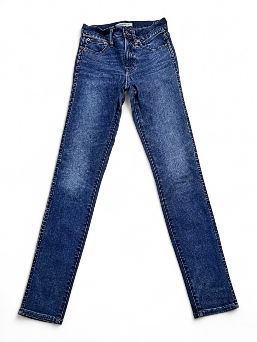 Madewell High-Rise Skinny Jeans 9in Rise Size 24 Dark Wash